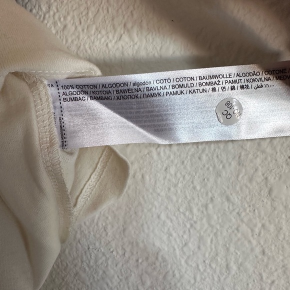 Mango Maroon 100% cotton Baseball T-shirt size large - Picture 7 of 7